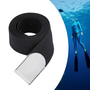 Dive Belt Nylon Weight Belt Black Blue Yellow Unisex Diving Snorkeling Outdoor Water Sports Equipment - Product Image 3