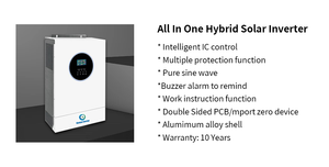 Sistema de Energía Solar Híbrido Completo Vanyo para Uso Fuera de la Red, 3000W 6000W 11000W, Sistema Fotovoltaico Residencial <span class=keywords><strong>con</strong></span> Paneles Solares - Product Image 5