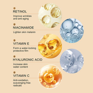 Private Label Custom OEM Astaxanthin Retinol Anti-Falten Straffende Feuchtigkeitsspendende 4-teilige Hautpflegeset für Damen Schönheit Großhandel - Product Image 6