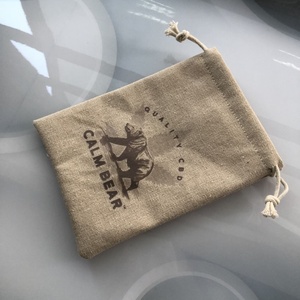 小抽绳礼品 Hessian 袋 - Product Image 5