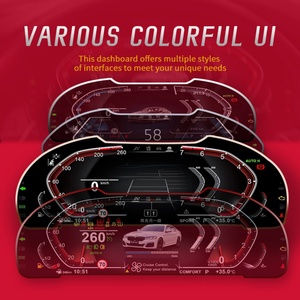 Panel de Instrumentos LCD Completo para BMW Serie 5, X5, Serie 7, F10, F15, F01, Compatible con Visualización de Mapas, Multimedia, Interfaz de Usuario Multicolor - Product Image 3