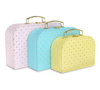 Boîte d'emballage de valise en carton de luxe de haute qualité personnalisée boîte-cadeau de valise en carton pour enfants et nouveaux nés