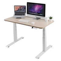 Cadre de bureau ergonomique électrique réglable en hauteur 2BF4A, moderne et intelligent, pour le travail assis-debout, idéal pour le bureau à domicile