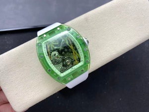 New Hot-Selling High Quality Top-Notch Crystal Shell Sports Style Mechanical Green <b>Watches</b> - Product Image 5