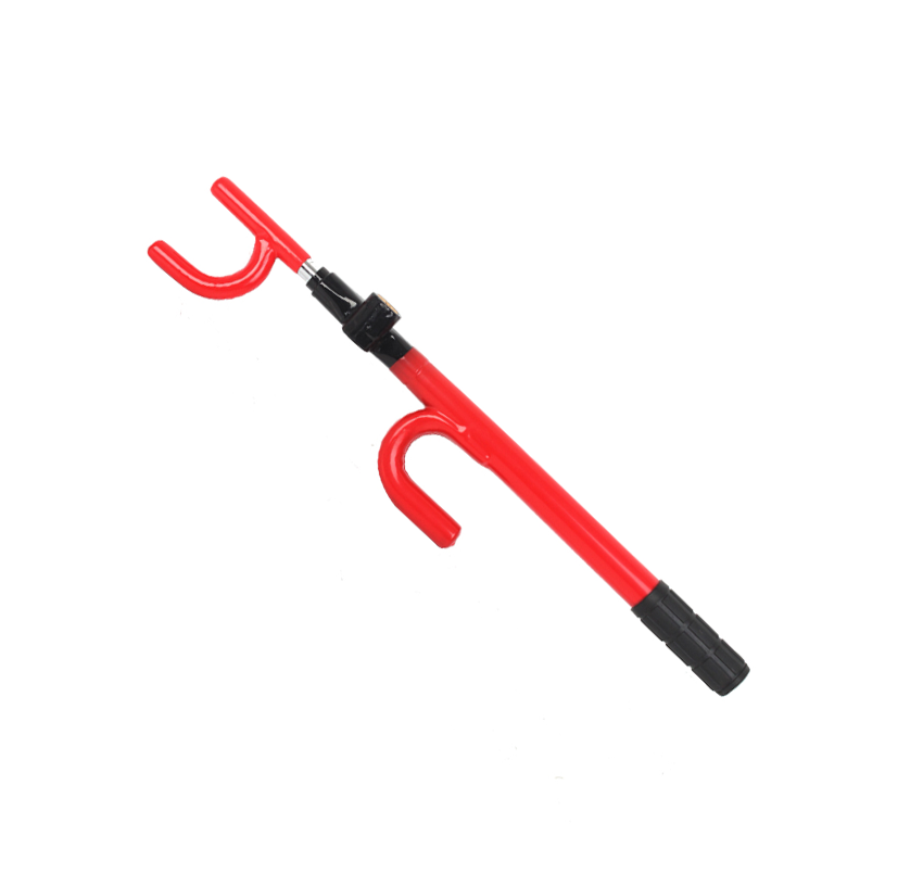 Heavy Duty Car Steering Wheel Lock with Iron Construction and 2 Keys - ANMA Brand Universal Anti-The