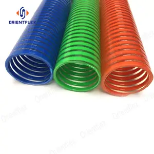 Gute Qualität flexible 8 Zoll 10 Zoll Kunststoff PVC Müll wasserpumpe Saug schlauch Rohrrohr zu verkaufen