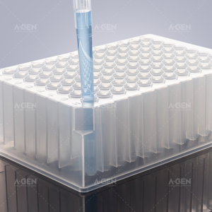 Plaque de puits profonds stérile à 96 puits ronds, <span class=keywords><strong>fond</strong></span> en V, 1,3 ml, puits indépendants, plaques de puits profonds de haute qualité, consommables de laboratoire - Product Image 4