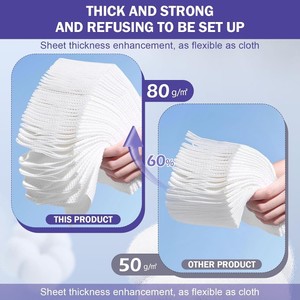 Disposable Face <b>Towel</b> Biodegradable Adult Baby Sensitive Skin Cleansing Disposable Facial <b>Towel</b> - Product Image 4