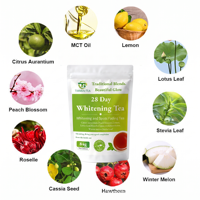 Thé de beauté amincissant aromatisé personnalisable, directement de l'usine, pour femmes, avec livraison directe - Éclat naturel et blanchissant à base de plantes