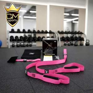 Chengmo สายออกกำลังกายแบบ P3-1สไตล์พื้นฐานสำหรับเล่นโยคะเข็มขัดแขวนทำจากเหล็กเชือกดึงออกกำลังกาย - Product Image 1