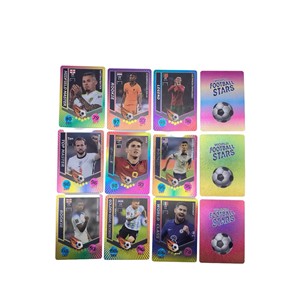 Tarjetas de Estrellas del Fútbol para la Liga de Campeones, Cristiano Ronaldo, 55 Tarjetas con Lámina Dorada, Juego de Mesa de Madera Personalizado para la Primera Infancia - Product Image 5