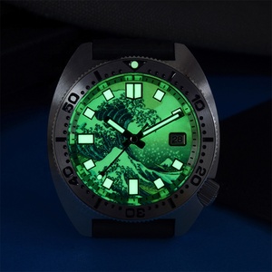 De pequeña cantidad de cristal de zafiro 20atm c3 luminosa <span class=keywords><strong>surf</strong></span> dial atún mecánico automático de buceo <span class=keywords><strong>reloj</strong></span> de buzo hombre para venta - Product Image 2