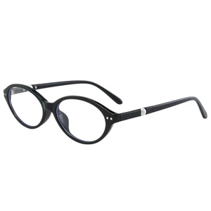 Monturas de gafas estilo ojo de gato para mujer, montura completa con diseño de perlas, ligeras, anti UV, gafas graduadas, estilo para rostros pequeños - Product Image 5