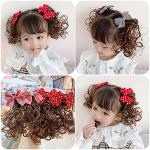 Fermaglio per capelli a fiocco per bambine, estensione per capelli da principessa, estensione per coda di cavallo con fermagli, graziosa forcina per capelli, treccia per bambine - Product Image 2