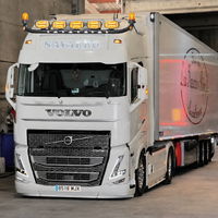 5 pièces, feux de signalisation pour barre de toit de 9 pouces, ensemble de barres lumineuses pour toit de camion, pour semi-remorque, usage intensif