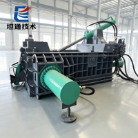 Prensa Compactadora Hidráulica Horizontal Multifuncional Directa de Fábrica para Reciclaje de Chatarra Metálica