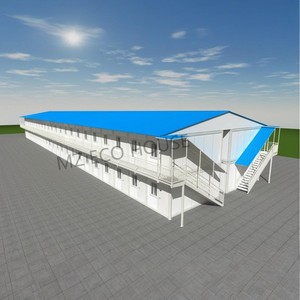 Haute qualité Offre Spéciale prêt à l'emploi en forme de Z respirant maison pliante 20ft conteneur en acier préfabriqué immeuble de bureaux pliable - Product Image 2