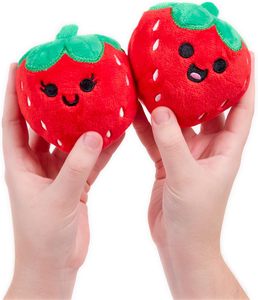 Fraises d'Émotion en Peluche Douces et Moelleuses, Jouets à Pousser, Excellent Cadeau pour <span class=keywords><strong>les</strong></span> Proches de Tous Âges, Comprend 5 Peluches Géantes - Product Image 4