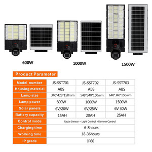 Lampu Jalan tenaga surya Kamera Cctv 4g <span class=keywords><strong>3</strong></span> in 1 semua dalam satu aluminium 600w 1000w 1500w lampu jalan Led luar ruangan dengan kamera 360 - Product Image 6