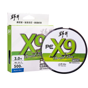 สายเอ็นตกปลา Noi X9 Pe Braid Line 500ม. ความแข็งแรงสูง สำหรับตกปลาแบบ Power Fishing - Product Image 1