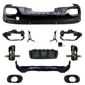 Kit de Difusor Trasero y Puntas de Escape para Mercedes-Benz GLB X247, Material PP Plateado y Negro, Estilo AMG para GLB180 200, Modificación - Product Image 3