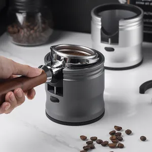알루미늄 합금 커피 탬퍼 스테이션 홀더 커피 포타 필터 디스펜서 액세서리 분리형 디자인 조절 가능한 높이 홀더