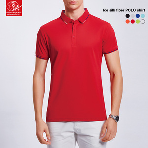 Divisa bianca sportiva Premium da <span class=keywords><strong>uomo</strong></span> SK per <span class=keywords><strong>Polo</strong></span> t-shirt ricamate a tinta unita a manica corta tattica da Golf con Logo personalizzato - Product Image 1