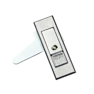 पुश बटन के साथ प्रीमियम जस्ता मिश्र धातु पैनल लॉक, ऑटो-घूर्णन लैच, विद्युत अलमारियाँ के लिए बाएं/दाएं उपयोग - Product Image 1