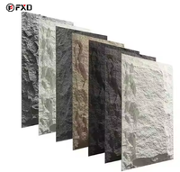 Panneaux muraux en pierre PU personnalisés, revêtements muraux en pierre artificielle, feuilles de placage en pierre pour la conception de murs extérieurs, panneaux en polyuréthane, imitation roche culturelle