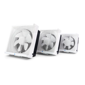 Ventilateur d'extraction solaire OEM personnalisé DC 12V 6/8/<span class=keywords><strong>10</strong></span>/12 pouces ventilateur de fenêtres ventilateur d'extraction de cuisine et de salle de bain avec adaptateur pour la maison - Product Image 2