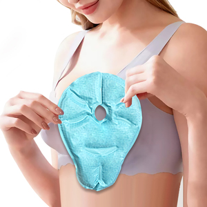 Bingfan, cuentas de <span class=keywords><strong>Gel</strong></span> de felpa suave para microondas, almohadilla de enfriamiento de pecho para amamantar, aliviar el dolor de pezón, almohadillas de pecho frías y calientes - Product Image 2