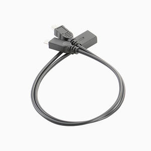 30cm trenza Mini USB 5 pines hembra Mini USB 5 pines macho + Micro USB macho <span class=keywords><strong>Y</strong></span> divisor 1 2 convertidor Cable de carga para Escáner de ordenador - Product Image 5