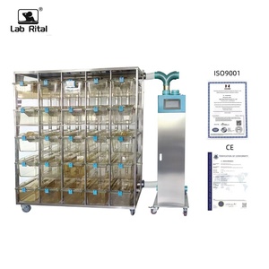 Sistema de Gaiola IVC para Ratos de Laboratório com Material PSU, Filtro HEPA e Ventilação, Equipamento de Alojamento para Animais de Laboratório com Rack de Aço Inoxidável - Product Image 4