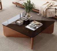 Table basse en bois durable et écologique au design minimaliste classique moderne pour la maison, le salon et l'appartement