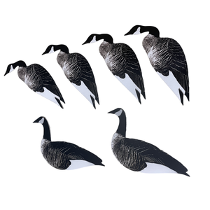 Décoy de chasse <span class=keywords><strong>Canada</strong></span> <span class=keywords><strong>Goose</strong></span> en plastique ondulé de 5 mm, impression recto-verso, avec piquets métalliques – Offre spéciale - Product Image 1