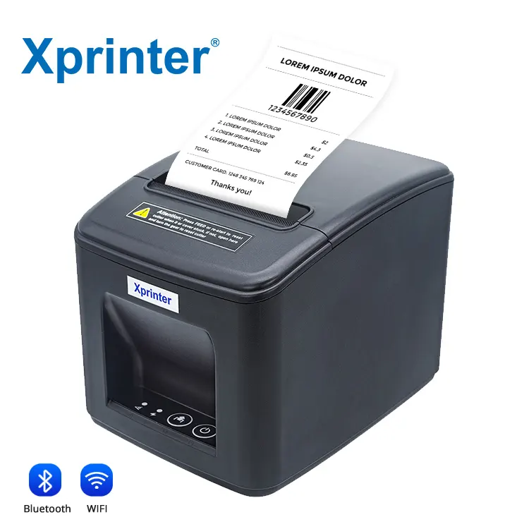 Xprinter XP-Q80C Fabrik Pos Drucker 80mm Bill Druckmaschine Bluetooth Android Pos Terminal mit 80mm Drucker