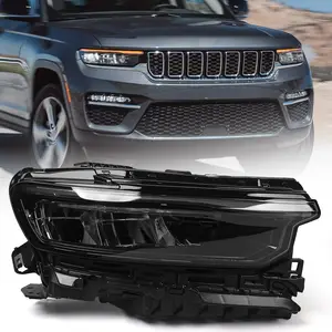 Voor 2021 2022 2023 Geschikt Voor Jeep Grand Cherokee Basis Led Headlightw/O Animatie W/O Nivellering Voorlicht Koplamp Oem 68584658ac