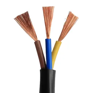 PVC Sheathed Flexible Copper Cable H05VV-F 3x4mm