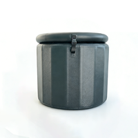 Baignoire à glace gonflable durable et portable avec couvercle en PVC, personnalisable, pour une utilisation en extérieur et la récupération après l'effort