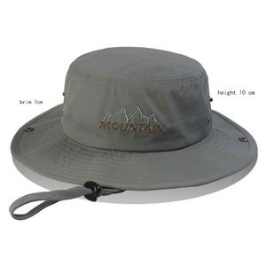 Sombrero de Pescador para Hombre, de Ala Ancha, con Logotipo Bordado, Secado Rápido - Product Image 6