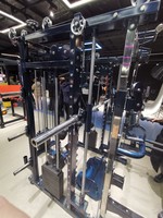 Entraîneur fonctionnel multi-gym avec Smith Machine ( Iron Weight Stack ) Triple Side pour équipement de gymnastique commercial Crossover Cable