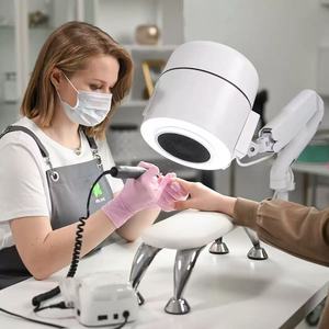 Professional Strong Manicure Vacuum Extractor Shadowless Desk Lamp AT4BLANC <b>Nail</b> Dust Collector for Pedicure Podiatry Salon - Product Image 1