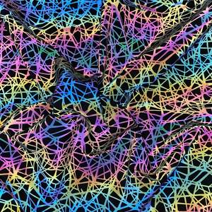 Lightsgo LG-G022 đầy màu sắc in phản quang căng vải quần áo-spandex/Chất liệu Polyester - Product Image 1