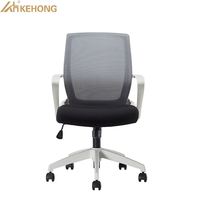Silla Ergonómica de Oficina para el Hogar, Respaldo Medio, Malla Transpirable, Cómoda, con Reposabrazos, Giratoria, a Precio Competitivo