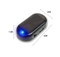 Luz de Advertencia Antirrobo Simulada, Encendido/Apagado Automático, Sensor de Amanecer/Angelito, Alarma de Seguridad para Auto Falsa, Luz Estroboscópica LED