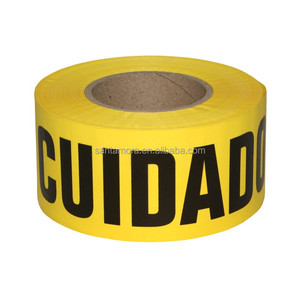 Factory small MOQ PE warning safety barricade yellow caution tape - Product Image 2