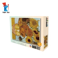 Jeu de Puzzle en carton de haute qualité Puzzle en papier tournesol personnalisé 1000 pièces