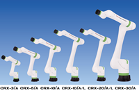 Robot collaboratif FANUC CRX-30iA à 6 axes, charge utile maximale de 30 kg, portée variable de 1756/1889 mm pour la palettisation de cartons à la fin de ligne