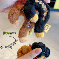 Porte-clés Teckel Unisexe Personnalisé en Peluche, Meilleure Vente, Fabrication Directe Usine, Qualité Supérieure, Artisanat de Haute Qualité