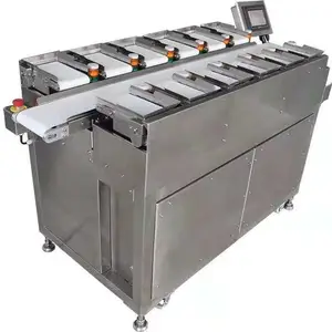 Автоматический упаковочный аппарат для взвешивания рыбных продуктов, динамический конвейер для проверки ленточных весов